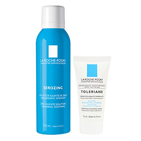 Nước Khoáng Giúp Làm Sạch Và Làm Dịu Da La Roche-Posay Serozinc (150ml) - Tặng Sữa Rửa Mặt Cho Da Nhạy Cảm Toleriane (15ml) - 100906337