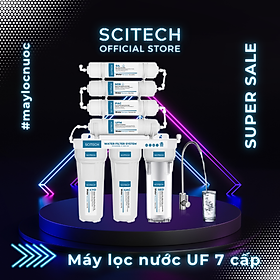 Bộ lọc nước uống công nghệ UF 7 cấp lọc by Scitech (Không dùng điện, không nước thải) - Hàng chính hãng