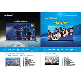 Mua Tivi NASHINAL 50 inch LE-50FK890 điều khiển giọng nói ( Hàng Chính Hãng )