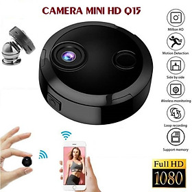 Camera mini wifi HDQ15 1080P Hồng Ngoại quay đêm cục nét