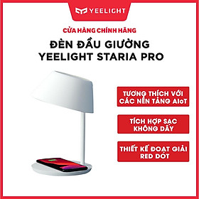 Mua Đèn ngủ thông minh Yeelight Staria Bedside Lamp Pro  đế tích hợp sạc không dây chuẩn Qi  tương tích Homekit