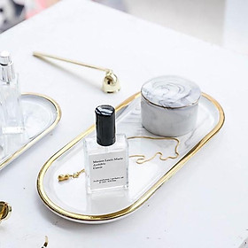 Mua Đĩa gốm vân đá decor / chụp ảnh sang trọng