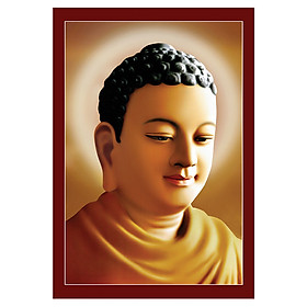Tranh gỗ trang trí tường cao cấp mẫu phật adida phật thích ca hiện đại, Tranh Phật Giáo Thích Ca Mâu Ni Phật 2494