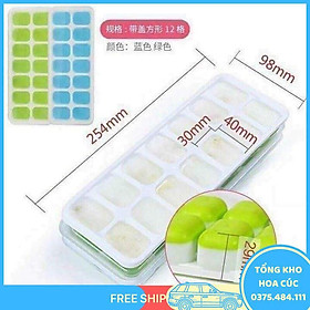 Mua Bộ 2 Khay Đá Silicon Có Nắp - Màu Ngẫu Nhiên - Vận Chuyển Miễn Phí Toàn Quốc