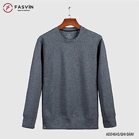 Áo Nỉ Sweater Fasvin AD24645.HN chất nỉ bông mềm mại co giãn thoải mái ấm áp