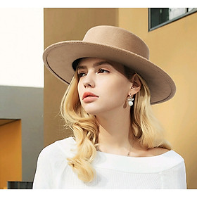Nón rộng vành nữ mũ rộng vành fedora dona21121401