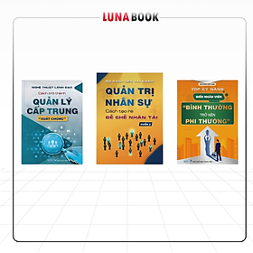 Sách - bộ sách dành cho leader: quản trị nhân sự, quản lý cấp trung và kỹ năng nhân viên