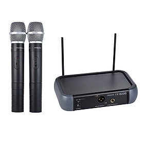 Bộ Xử Lý Âm Thanh Kênh Đôi Ammoon Không Dây Với 2 Micro Và 1 Bộ Thu (6.35mm)