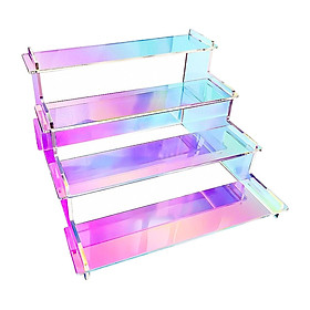 Acrylic Risers for Display Colorful Display Shelf for  Jewels Glasses