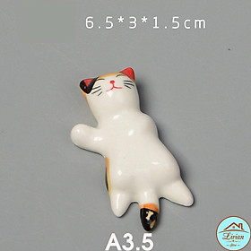 Gác đũa bàn ăn bằng sứ hình mèo Nhật may mắn 6 mẫu trang trí bàn ăn cực xinh