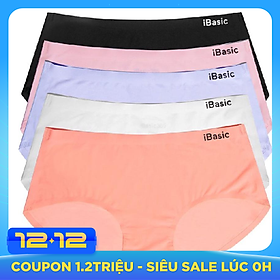 Combo 5 Chiếc Quần Lót Nữ Không Đường May Cao Cấp iBasic V189 - Hàng Chính Hãng