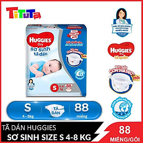 Tã dán sơ sinh Huggies S88 (88 miếng)