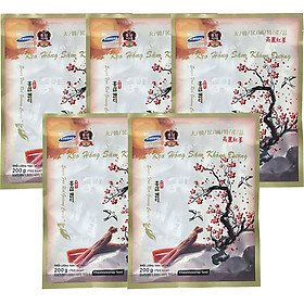 Combo 5 Gói Kẹo Hồng Sâm Không Đường Sugar Free Red Gingsen Candy (200g / Gói)