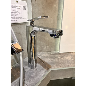Vòi rửa mặt thân cao đồng mạ crom cao cấp GR 6168C (đẩng cấp thời thượng, hiện đại sang trọng)