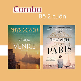 Hình ảnh Combo: Văn Học Lãng Mạn: Kí Họa Venice - Tác Giả Cuốn Sách Bán Chạy Nhất New York Times+ Một Thư Viện Paris - Ánh Sáng Của Những Cuốn Sách Bừng Lên Trong Màn Đêm Của Chiến Tranh ( Bộ 2 Cuốn)