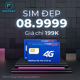 Sim số đẹp Mobifone 08.9999 sẽ khiến bao trái tim tan chảy trước sự hoàn hảo và tinh tế từ thiết kế sản phẩm. Sự độc đáo và sáng tạo của các sản phẩm sim số đẹp Mobifone 08.9999 sẽ đem lại cho bạn một trải nghiệm đầy thú vị và phấn khích. Hãy nhanh tay khám phá hình ảnh về sim số đẹp Mobifone 08.9999 để thấy được sự khác biệt và đẳng cấp của sản phẩm này nhé!