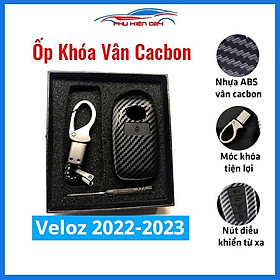 Mua Ốp khóa cacbon Veloz 2022-2023 kèm móc khóa