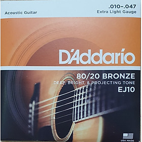Mua Dây đàn guitar acoustic Daddario EJ10 - Việt Thương Music