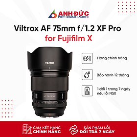 Mua Ống kính Viltrox AF 75mm f/1.2 XF Pro for Fujifilm X - Hàng Chính Hãng