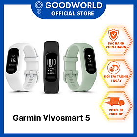 Vòng tay theo dõi sức khỏe, theo dõi vận động Garmin Vivosmart 5 (Hàng chính hãng)