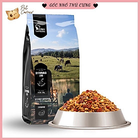 Hạt Captain cho chó mix thịt bò, cá hồi và phomai - Túi 500gr