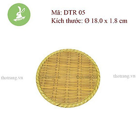 Mua Dĩa Nhựa Giả Mây Tre  Mẹt Tre Tròn Vuông Đa Dạng Nhiều Size -km