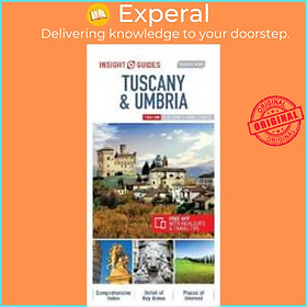 Sách - Insight Guides Travel Map Tuscany & Umbria by Insight Guides (UK edition, paperback)