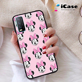 Ốp lưng iCase dành cho Vivo Y20i chất liệu viền dẻo lưng cứng nhám TPU có hai lỗ xỏ dây đeo in nổi 4D hình bộ sưu tập HOAT HINH 29