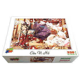 Hình ảnh Bộ tranh xếp hình jigsaw puzzle cao cấp 330 mảnh – Cửu Vĩ Hồ