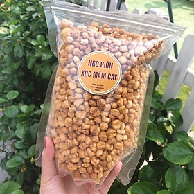 Ngô giòn xóc mắm 500g, bắp nếp 100% sấy giòn trộn mắm thơm ngon đậm vị