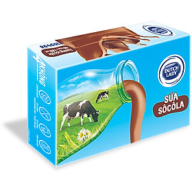 Sữa tiệt trùng Dutch Lady socola 180ML thùng 48 hộp
