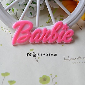 *HN* Charm chữ Barbie cho các bạn trang trí vỏ ốp điện thoại, làm móc khóa, dán Jibbitz, DIY