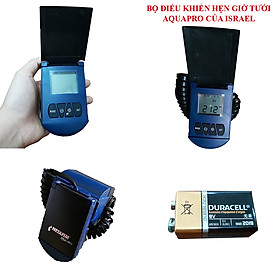 Bộ Hẹn Giờ Tưới Cây Tự Động nhập khẩu Israel dùng pin Hiệu Aquapro nhỏ gọn và tiết kiệm thời gian tưới hàng ngày (Van điều khiển tưới cây tự động)
