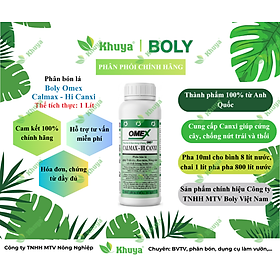 Phân bón lá Boly Omex Calmax Hi Canxi 1 lít chống Nứt trái Thối trái Nám trái