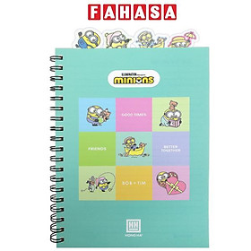Sổ Lò Xo Minion B5 - Kẻ Ngang - 200 Trang 70gsm - Hồng Hà 4005
