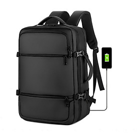 balo nam - ba lô nam thời trang cao cấp phong cách mới 15,6 - Màu Đen