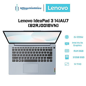 Mua Laptop Lenovo IdeaPad 3 14IAU7 82RJ001BVN (i5-1235U | 8GB | 512GB | Intel Iris Xe Graphics | 14  FHD | Win 11) Hàng chính hãng