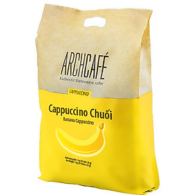 Cà phê Cappuccino Chuối - Cafe hoà tan Archcafé túi 50 gói x 20g