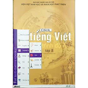 Nơi bán Click Tiếng Việt trình độ A T2 + 1 bookmark - Giá Từ -1đ