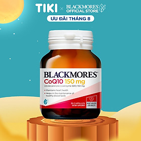 Viên Uống Bổ Tim Hỗ Trợ Sức Khỏe Blackmores CoQ10 150mg Lọ 30 Viên