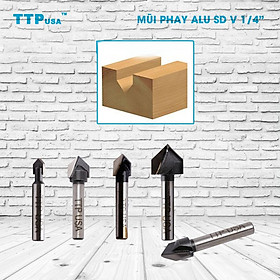 Mua Mũi Phay Alu hình V TTPusa loại SD 1/4