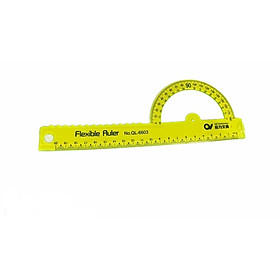 Thước kẻ dẻo Flexible Ruler 20cm (Có đo độ kèm răng cưa)