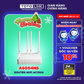 Mua Bộ Phát Wifi Băng Tần Kép Gigabit AC1900 Totolink A6004NS – Hàng Chính Hãng