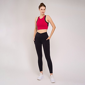 Áo tập Yoga Gym Croptop cho nữ Hibi Sports Mã CR805 có mút nâng ngực bên trong