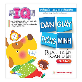 Dán Giấy IQ Trí Tuệ - Phân Biệt - Ghi Nhớ - Phán Đoán