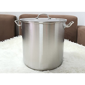 Mua Nồi Súp inox 430 cao cấp-Nồi inox lớn dung tích 35 lít  kích thướt 36 x36 cm