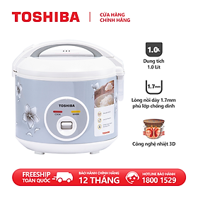 Nồi Cơm Nắp Gài Toshiba RC-10JFM(H)VN (1L) - Hàng chính hãng