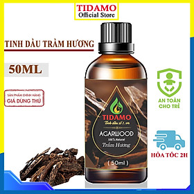 Tinh Dầu Xông Phòng Nguyên Chất TIDAMO 50ML, Tự Chọn Mùi | Có Kiểm Định Chất Lượng | Sử Dụng Với Máy Xông Tinh Dầu Giúp Thơm Phòng, Khử Khuẩn, Tốt Cho Sức Khỏe và Làm Đẹp