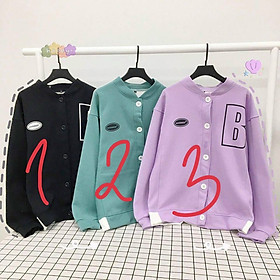 Áo khoác cadigan kiểu bomber siêu đẹp