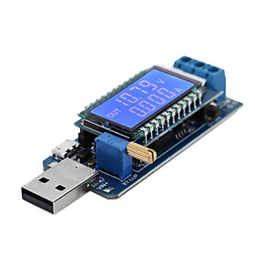 Máy Đo Vôn Kế Và Ampe Kế Cổng USB Có Màn Hình LCD Có Thể Điều Chỉnh Năng Lượng Lên/ Xuống - Nhiều Màu